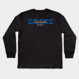 Oilers team Kids Long Sleeve T-Shirt